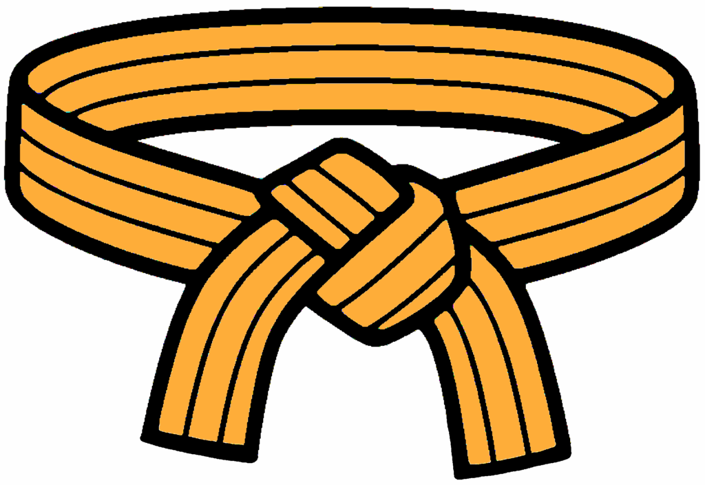 Oranger Gürtel